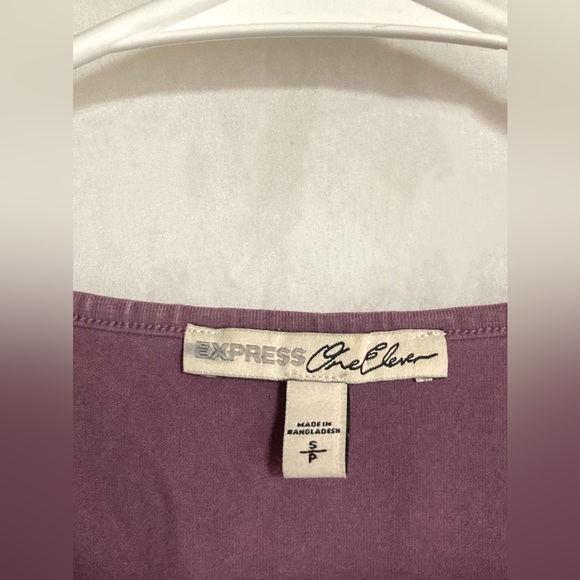 Purple basic crop top - Picture 2 of 4